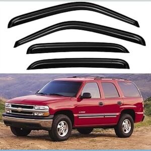 For Chevy Tahoe 2000-2006 Window Visors Vent Shade Rain Guards Deflector